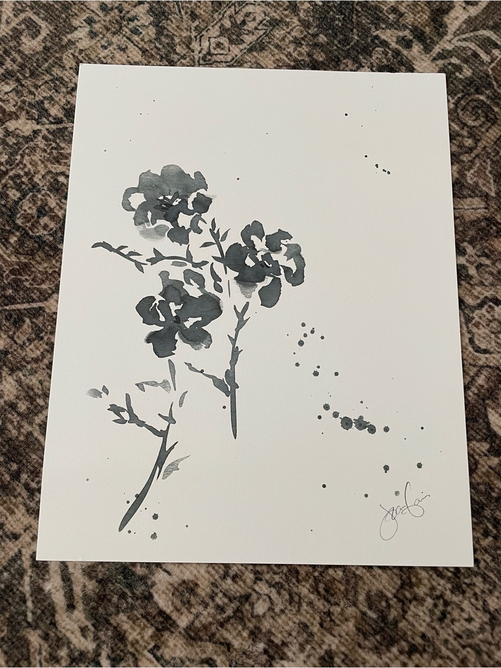 Magnolia Joanna Gaines
 floral flower art print 
“Sierra”
11 x 14